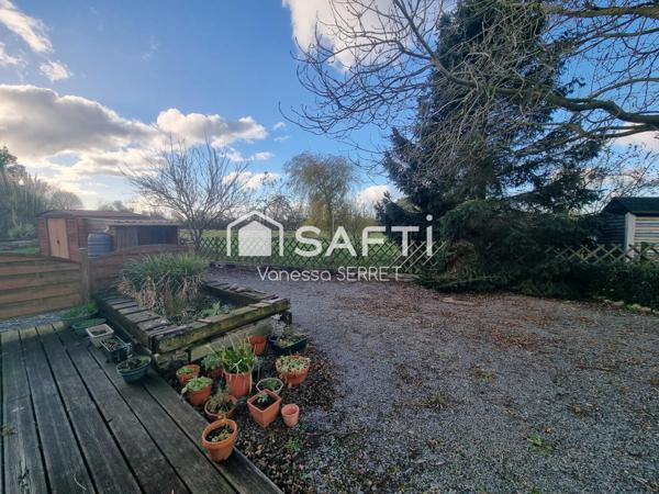 Maison 79 m² – Terrain 1 001 m² – Double garage indépendant