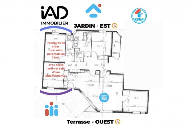 Appartement à vendre 5 pièces 97 m² Meylan