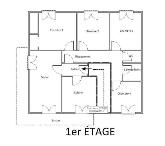 Pyrénées Orientales (66) - Appartement F5 – 87 m² – 3 chambres + garage – Vendu loué