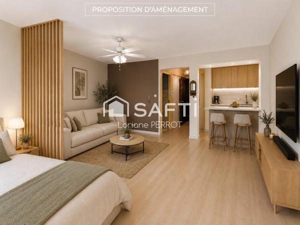 Martigues – Jonquières | T1 de 30 m² avec balcon arboré – Idéal investissement ou premier achat