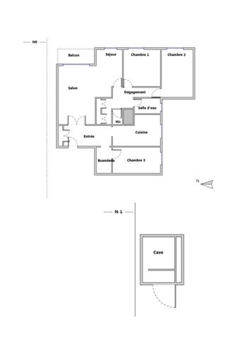 Appartement 5 pièces - 98 m² Exclusivité efficity