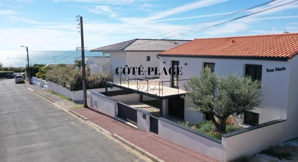 Vaux-sur-Mer (17640) VAUX SUR MER - ENTRE PONTAILLAC ET LE GILET - MAISON REFAITE A NEUF VUE OCEAN 5 PIECES GARAGE TERRASSE AU PRI