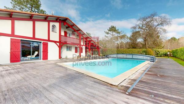 Splendide Landaise de 185m², parc arboré, piscine