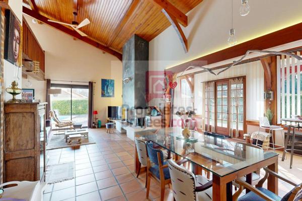 Splendide Landaise de 185m², parc arboré, piscine