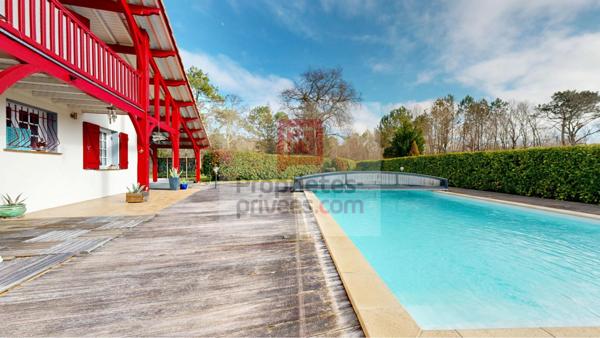 Splendide Landaise de 185m², parc arboré, piscine