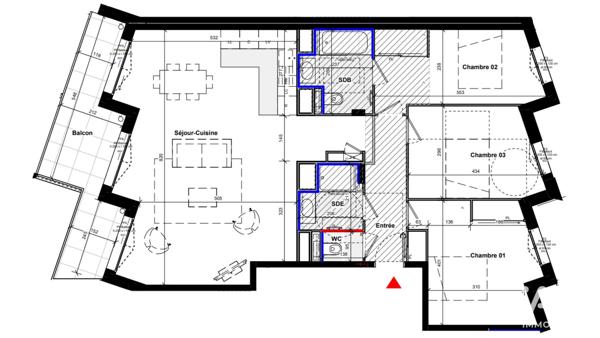 Appartement à vendre 4 pièces 102 m² Saint-Julien-en-Genevois