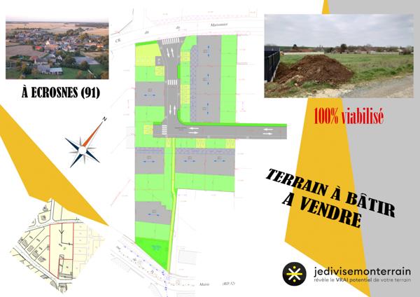 Écrosnes (28320) A Vendre Terrain constructible de 467m2 - Viabilisé - ECROSNES (28)