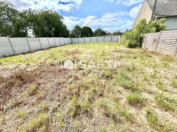 Terrain à bâtir constructible de 509 m² à Cravant (45190)