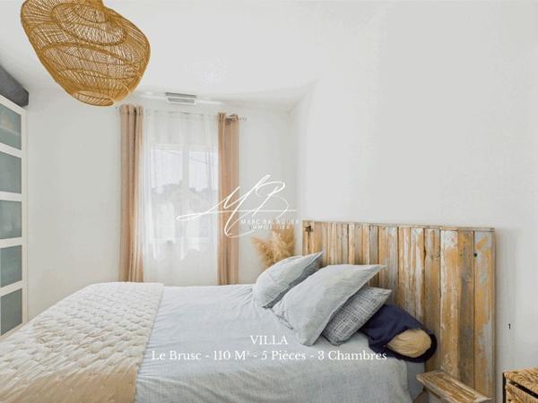 Six-Fours-les-Plages (83140) LE BRUSC – Maison contemporaine avec jardin paysagé et piscine, à deux pas du Port