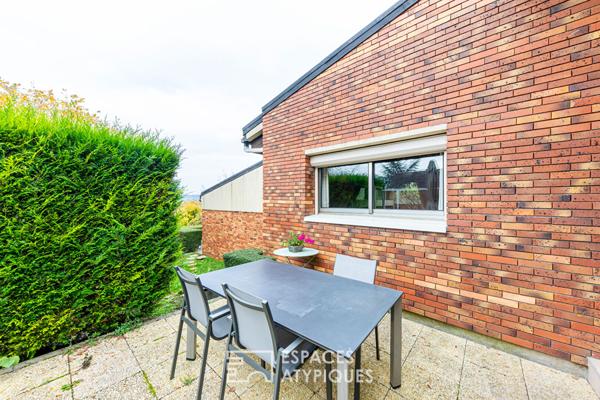 Maison d’architecte avec patio intérieur