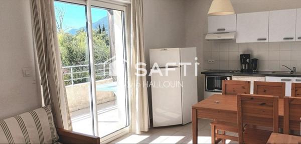 Appartement T3 44m² avec jardin et parking