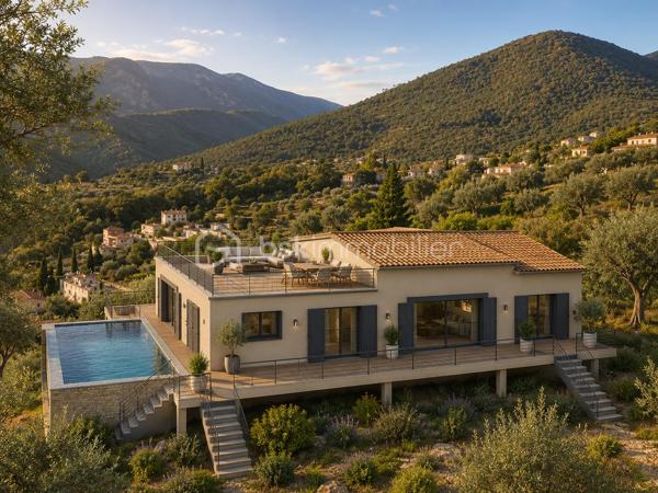Un projet rare, sécurisé, et évolutif.

Situé au cœur d’un hameau résidentiel de la commune de Pierrefeu, ce terrain de 1 530 m² est vendu avec un permis de construire accordé et purgé de tout recours, autorisant la construction d’une maison individuelle de plain-pied d’environ 155 m² de surface de plancher, avec piscine.

Mais ce projet va bien au-delà d’une maison classique.

La conception architecturale, validée au permis, permet une organisation intelligente des volumes, offrant plusieurs possibilités d’usage et d’évolution, sans remise en cause de l’existant.

Le projet prévoit notamment :
– une maison principale de plain-pied, parfaitement adaptée à une vie familiale
– un accès à une large terrasse supérieure type rooftop, ouverte sur l’Ouest, avec vue dégagée sur les montagnes
– une distribution des espaces permettant d’envisager plusieurs zones indépendantes

Grâce à la configuration du bâti, à la circulation extérieure et à la séparation naturelle des volumes, le projet se prête parfaitement à la création de jusqu’à trois espaces autonomes de type studios indépendants (usage privé, accueil, profession libérale, hébergement, etc.), tout en conservant une habitation principale confortable.

Chaque espace peut être pensé avec :
– son propre accès
– son indépendance fonctionnelle
– une parfaite intégration au cadre naturel

Le permis actuel autorise déjà un usage d’habitation avec accueil ponctuel, ce qui ouvre la voie à des projets hybrides :
résidence principale + activité, maison familiale avec espaces invités, ou projet patrimonial évolutif.

Le terrain bénéficie d’une triple exposition Est / Sud / Ouest, d’un environnement calme et verdoyant, et d’une vue totalement dégagée. Les oliviers existants sont conservés et replantés sur la parcelle.

Accès existant par servitude reconnue, réseaux à proximité immédiate.
Assainissement non collectif validé avec étude prévue.
Projet conforme au RNU et aux règles d’urbanisme.

Un bien rare, sécurisé, pensé pour ceux qui veulent construire aujourd’hui tout en gardant une vraie liberté d’évolution demain.

Dossier complet sur demande : permis purgé, plans, études.

Prix : 137 500 €
Honoraires à la charge du vendeur.