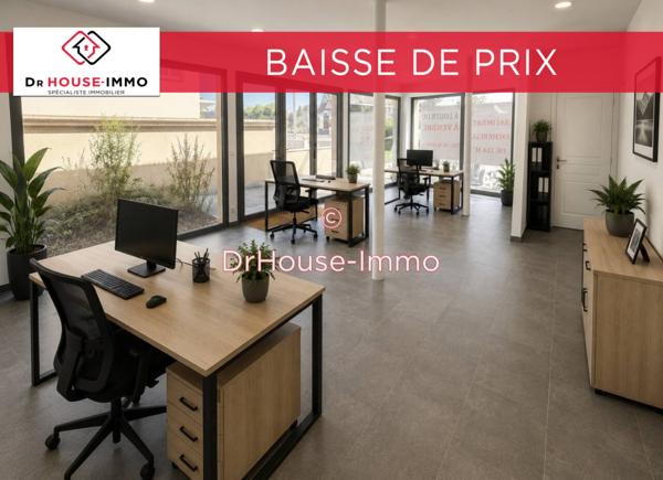 Bureau à vendre 3 pièces de 124 m²