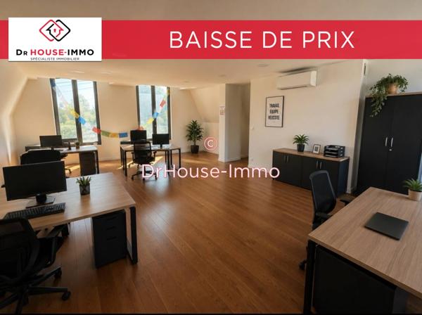 Bureau à vendre 3 pièces de 124 m²