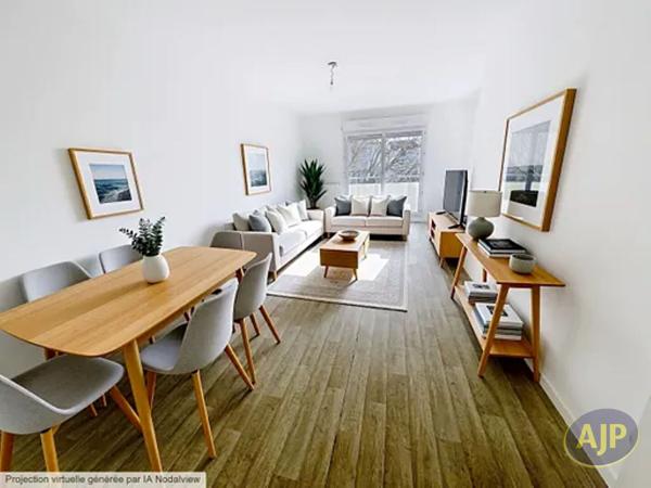 Appartement à louer Nantes : 3 pièces, 64m² avec 2 chambre(s) à 895€ - AJP Immobilier Saint-Sébastien-sur-Loire