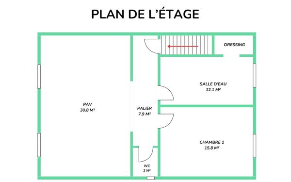 Maison à vendre    3 pièces • 84 m2 La Jonchère-Saint-Maurice