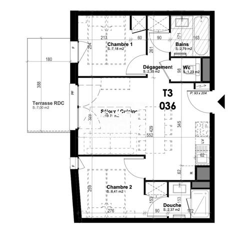 APPARTEMENT T3 - MIMIZAN (40)