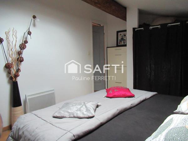 A saisir : 2 appartements (T3/T2) + garage de 100m2