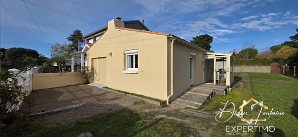 Moutiers-en-Retz (44760) Maison plain-pied 3 pièces – proche plage, commerces et services à pied - DPE: D