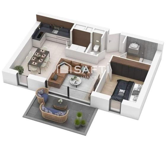 Beau T3 au cœur de Morlaix