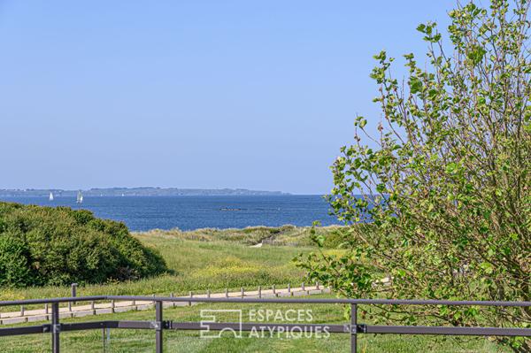 Maison face à la mer et vue sur Groix, au coeur de Larmor-Plage