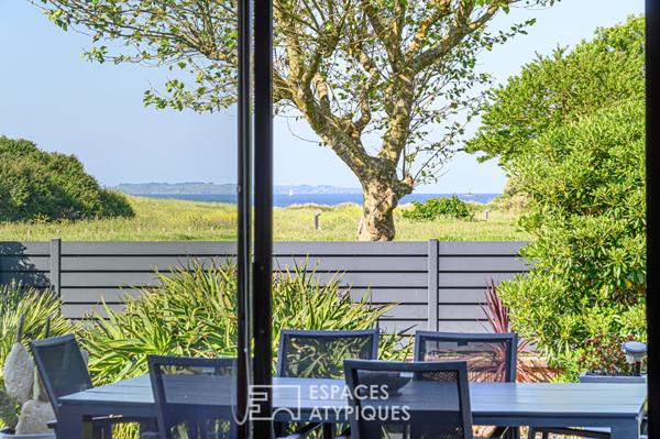 Maison face à la mer et vue sur Groix, au coeur de Larmor-Plage