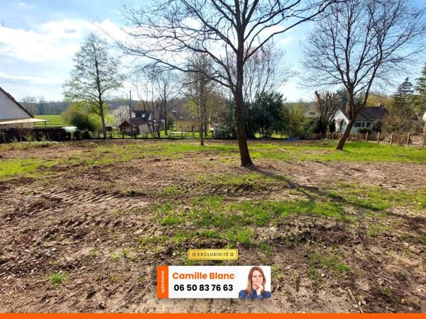 Parcelle de terrain à bâtir de 1085 m² proche Maintenon