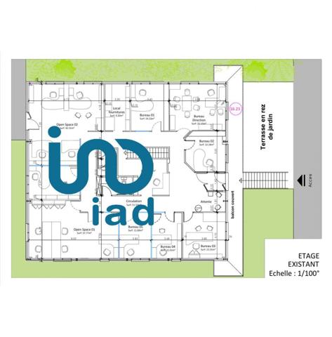 Bureaux à vendre 335 m² Le Faou