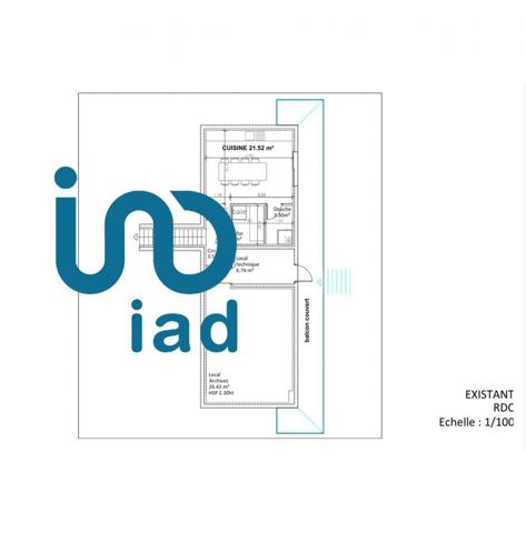 Bureaux à vendre 335 m² Le Faou
