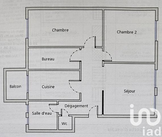 Appartement 4 pièces de 65 m² à Aix-les-Bains (73100)