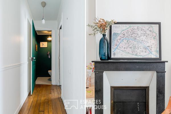 Appartement rénové face au bassin de la villette