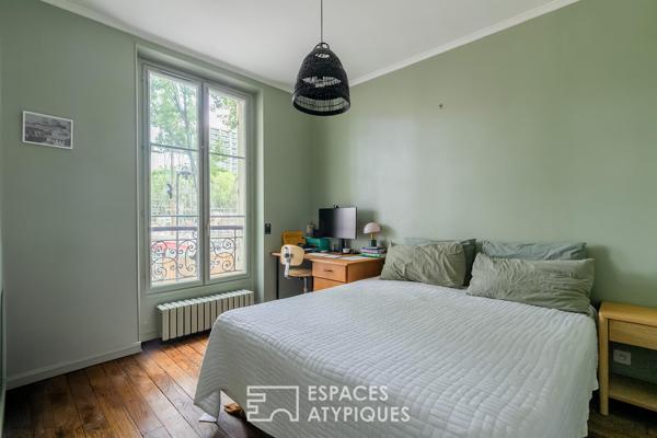 Appartement rénové face au bassin de la villette
