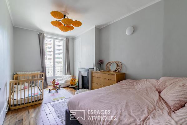 Appartement rénové face au bassin de la villette