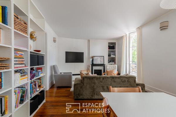 Appartement rénové face au bassin de la villette