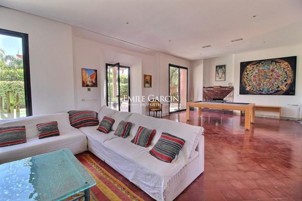À vendre villa dans un domaine golfique à Marrakech