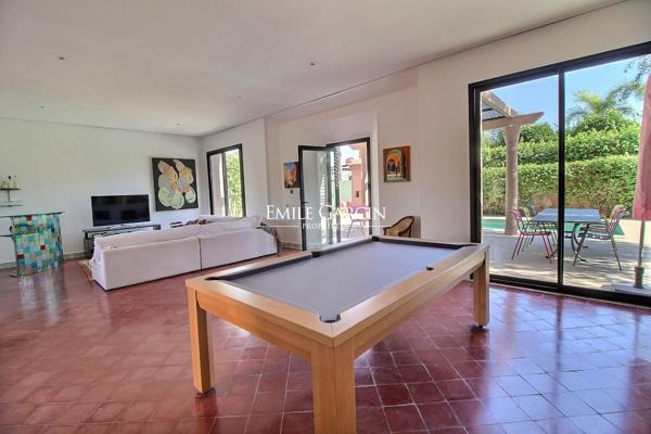 À vendre villa dans un domaine golfique à Marrakech