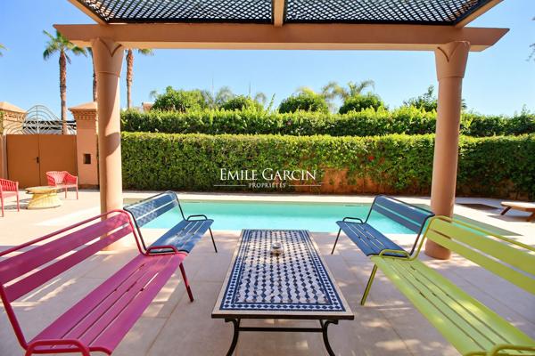 À vendre villa dans un domaine golfique à Marrakech