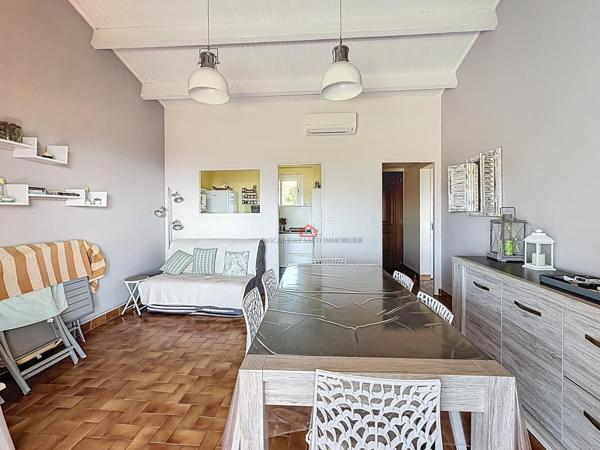 Porticcio T2 vue mer, meublé et plage à pied