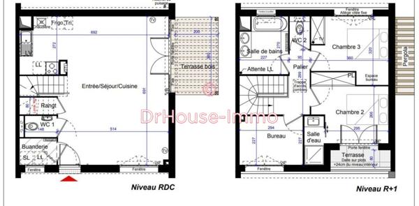 Maison à vendre 4 pièces de 83 m²