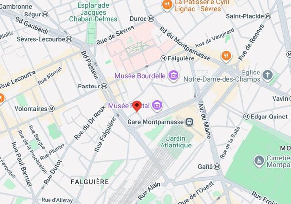 Paris 75015, Montparnasse, 3/4 pièces 82m² au 2e étage d'un immeuble post Haussmannienn,