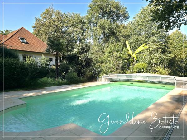 Maison de caractère au cœur de la nature 217 m² - Terrain 2,43Ha - Piscine au sel 10x5
