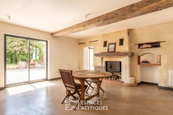 Propriété authentique et rénovée sur les bords de Loire