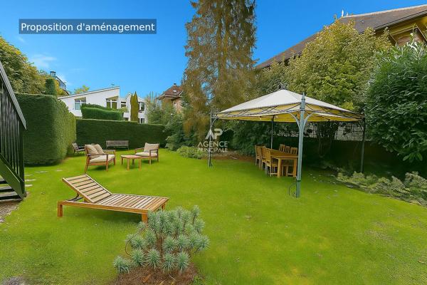 CHAVILLE - Rive Droite - Vaste 4 pièces avec jardin et piscine 790 000 € **  - Référence  721-C