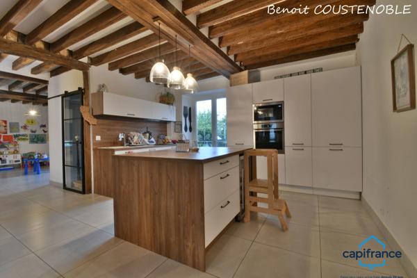 Maison à vendre de 188 m ²- 3 chambres à LABORDE commune de AUXERRE (89) - Terrain 1 740 m² - avec dépendances