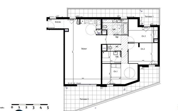 Appartement à vendre    4 pièces • 104,50 m2 Aix-en-Provence