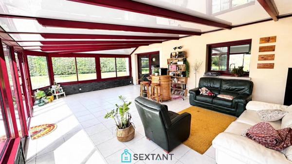 MAISON CONTEMPORAINE DE PLAIN-PIED – 250 m² HABITABLES – TERRAIN DE 3 300 m² – DPE B
