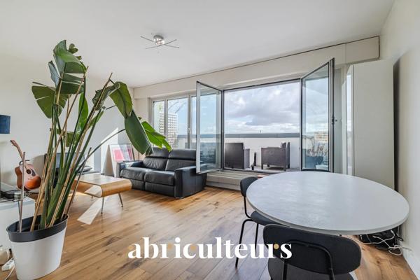 3 pièces avec vue Paris/Défense, dernier étage Boulogne Billancourt