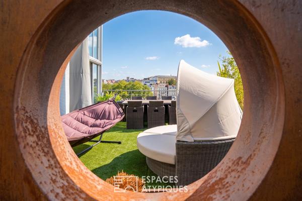 Esprit Penthouse : Duplex d’exception avec rooftop panoramique au coeur de Nantes