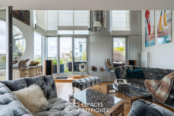 Esprit Penthouse : Duplex d’exception avec rooftop panoramique au coeur de Nantes
