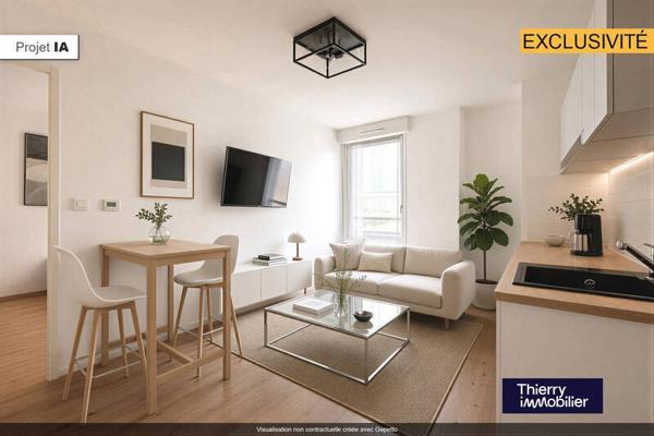 Appartement 2 pièces - 44300 Nantes -  La Beaujoire
